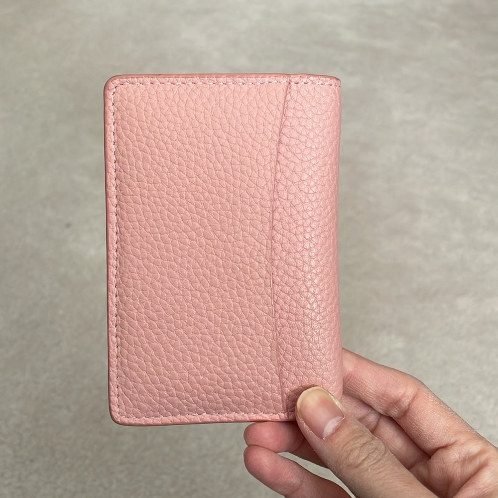 MAISON de SABRÉ Pink Leather Card & Key Holder Wallet - Picture 3 of 3